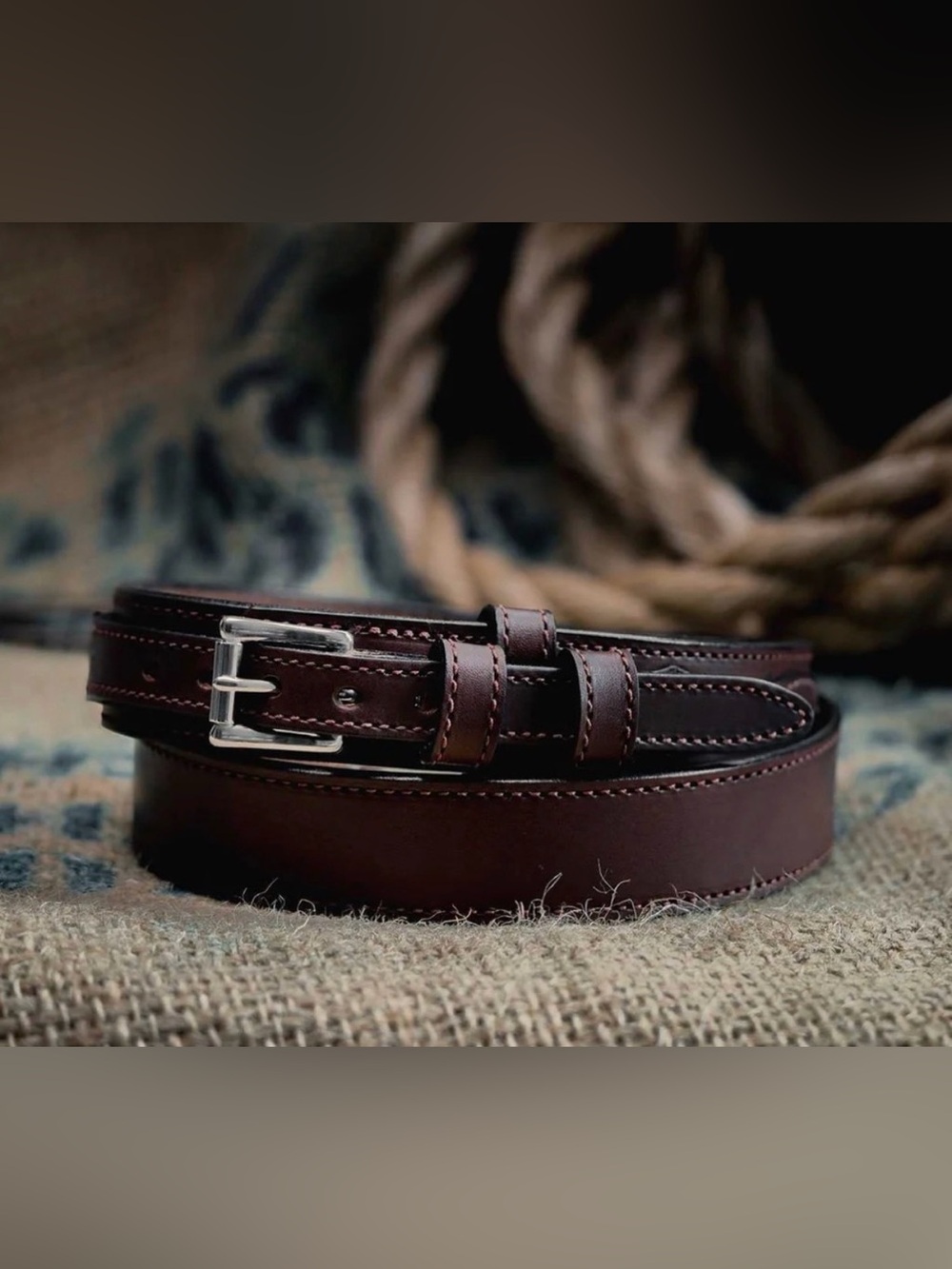 HANKS “THE RANGER” 1.5” Leather Belt / Ms-Sz 40